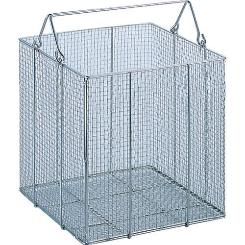 Sanwa Stainless Steel Square Cleaning Basket Extra Large SK-40 1 pc