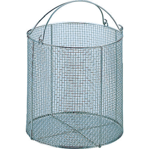 サンワ ステンレス丸型洗浄カゴ 特大 SM-40 1 個