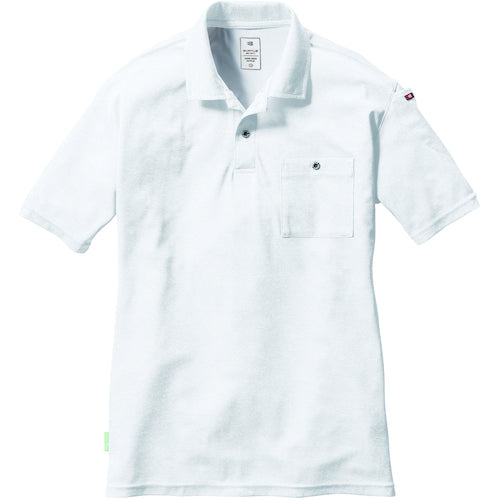 BURTLE 半袖ポロシャツ167−29−XLホワイト 167-29-XL 1 着