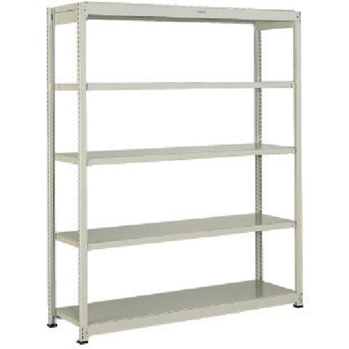 TRUSCO スチールラック M1.5型軽中量棚 1160X445XH1200 5段単体 ネオグレー M1.5-4445 1 S