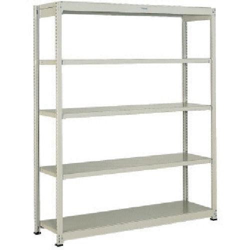 TRUSCCO 스틸 랙 M1.5형 경중량 선반 860X445XH1200 5단 단품 네오 그레이 M1.5-4345 1 S