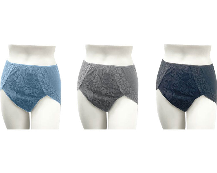 Absorbent deodorant shorts 3-pack / TJI-587 3L Blue set (blue, gray, black) 1 case (10 pairs)