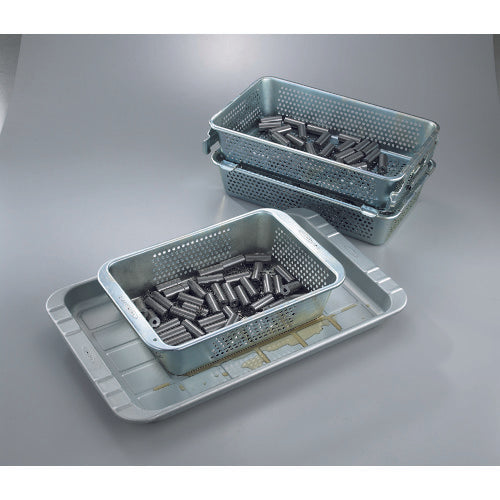 TRUSCO スチール容器 取手付パンチングBOX 有効内寸395×242×118 PM-4 1 個