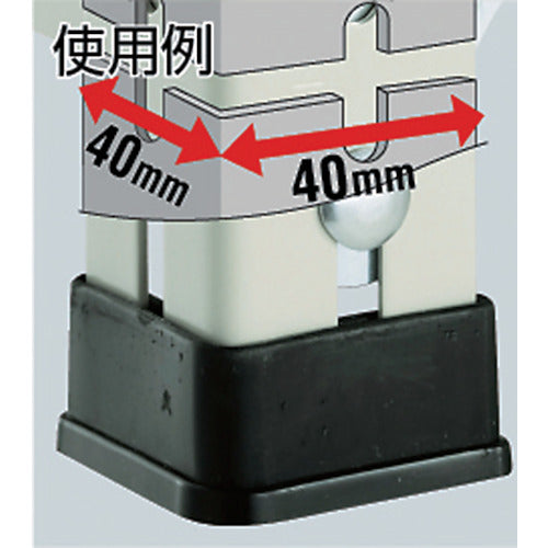 TRUSCO 선반 부재 수지 베이스 40mm용 VP40 1개