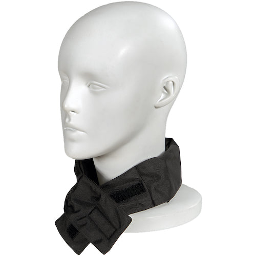 TRUSCO 【今季完売】やわらかネッククーラー ブラック(不凍保冷剤付き) TSNC-BK 1 枚