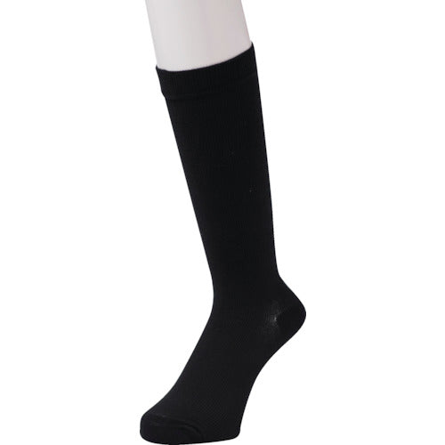 Okamoto Socks Supplement, Socks to Promote Circulation, 23-25, Black, 632-990A-24-90, 1 Pair