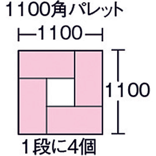 DIC DA형 컨테이너 DA-23 외치수:W610×D370×H125 파랑 DA-23 1개