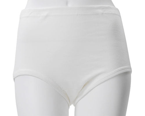2-piece set of shorts with absorbent pads for women / Q1202 LL off-white 1 pair