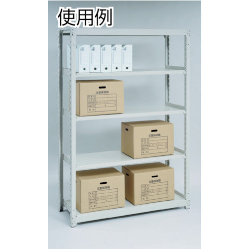 TRUSCO Steel Rack M2 Type Light-Medium Duty Shelf 860 x 300 x H1200 4 Tiers Connected Neo Gray M2-4334B 1 S