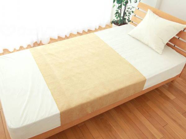 Oka Ag+ antibacterial waterproof sheet, beige, 145 x 90 cm