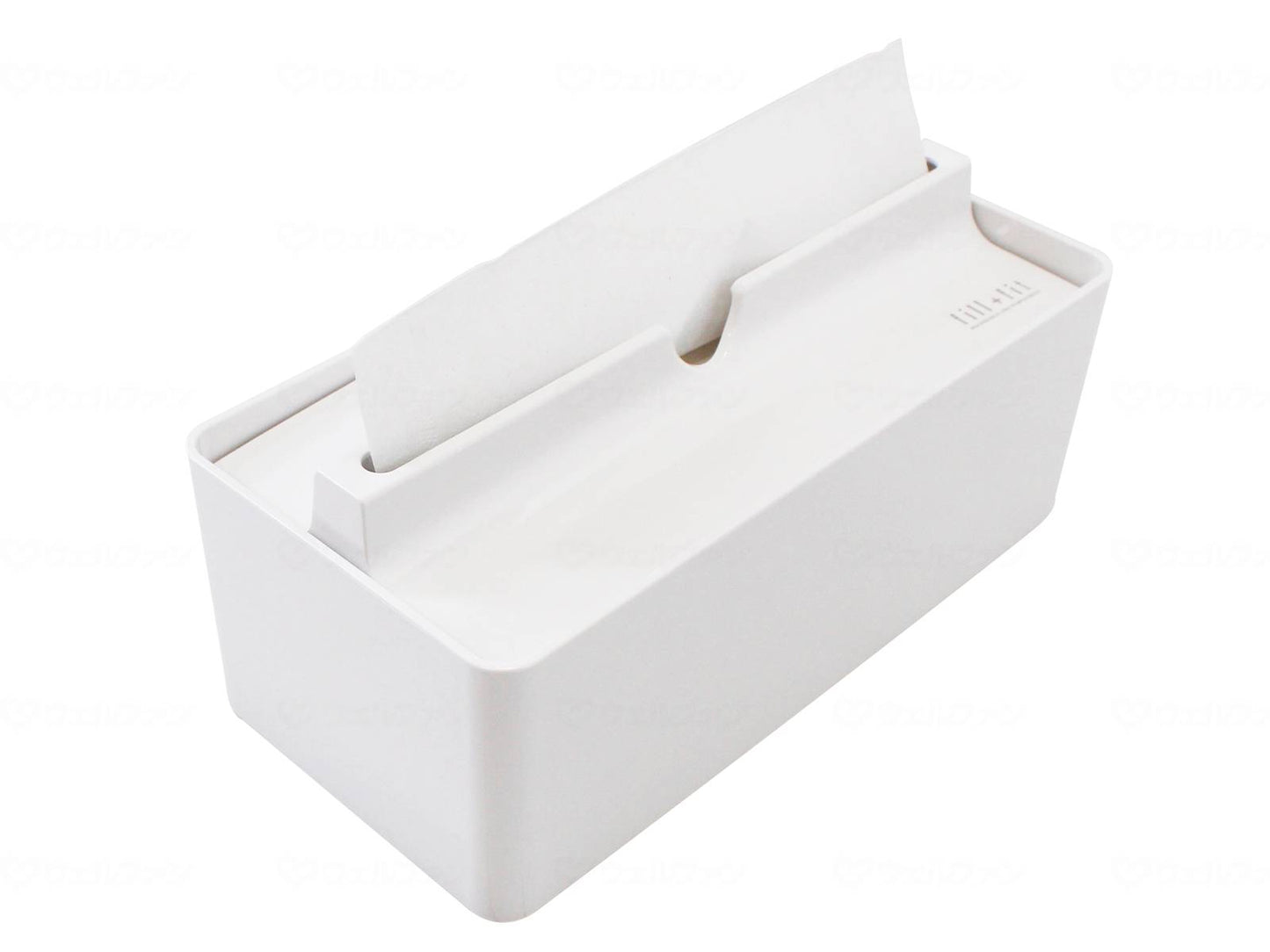 オカペーパータオルケース リップタイプ ホワイト レギュラー