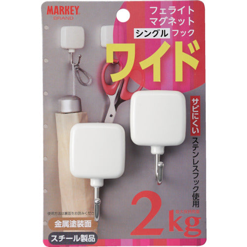 MARKEY Magnet Hook Ferrite Magnet Single Hook FMG-1 1 PK