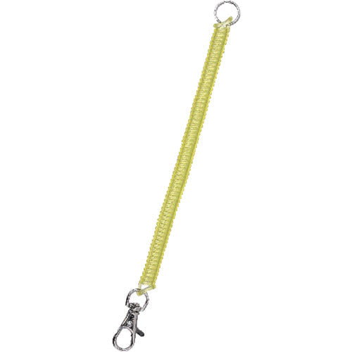 MARKEY キーホルダー 伸縮タイプ インポートキーパーツ イエロー IK-30 1 本