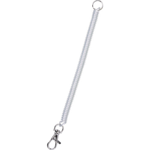 MARKEY キーホルダー 伸縮タイプ インポートキーパーツ ホワイト IK-29 1 本