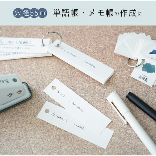 カール 1穴パンチ ホワイト 穴径5.5mm SD-155-W 1 個