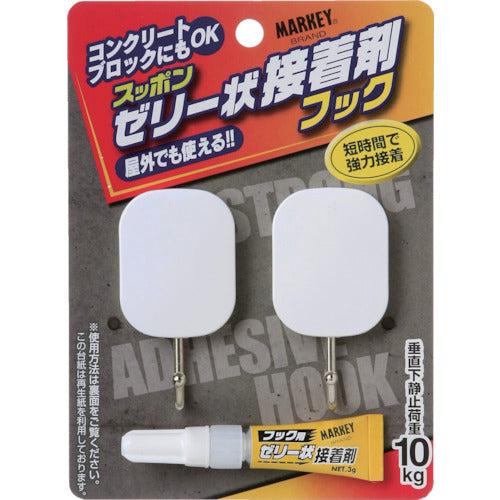 MARKEY 스폰 젤리 접착제 후크 롱 SAH-10 1 PK