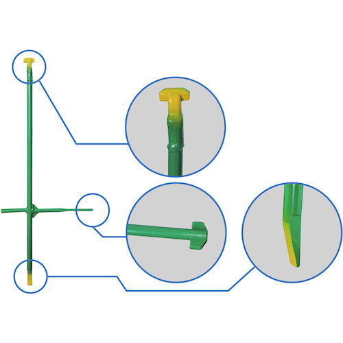 IWA 地下式消火栓<開閉>用 MH139型キーハンドル 880mm 09MH13988SS 1 本