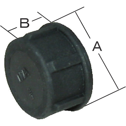 IWA 樹脂(PP)製 キャップ 49CAP25P 1 個