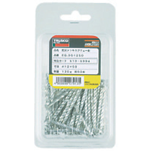 TRUSCO スクリュー釘 ユニクロメッキ 2.70X45 70本入 EGDS1345 1 PK