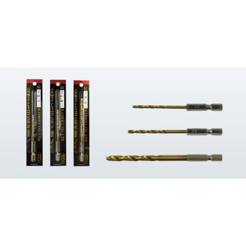 KI Drill Hexagonal Shaft Titanium Coated Drill 8.5 KTL-8.5 1 PK