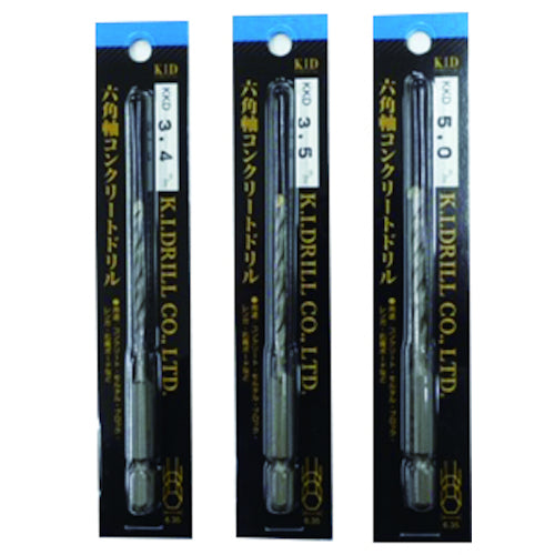 KI Drill Hexagonal Shaft Concrete Drill 3.2 KKD-3.2 1 PK
