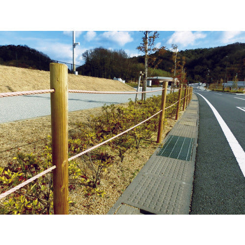 TRUSCO Hemp Rope, 3-strand, Wire diameter 6mm x Length 20m, R-620A, 1 roll