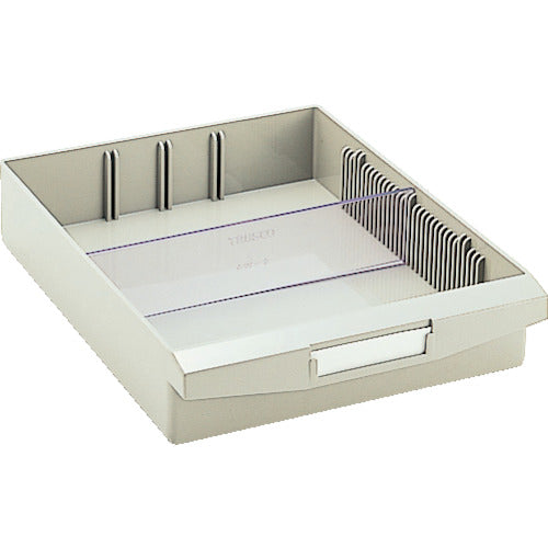 TRUSCO パーツケース バンラックケースAW型引出 内寸223X265XH56 ネオグレー AW-2 1 個