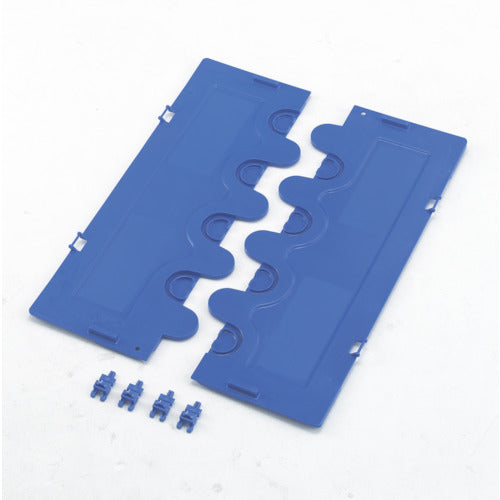 TRUSCO α折りたたみコンテナ50L用2枚フタ ダークブルー CR-S502F 1 S