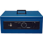 IRIS 558234 手提げ金庫 SBX−A4 ブルー SBX-A4-BL 1 台