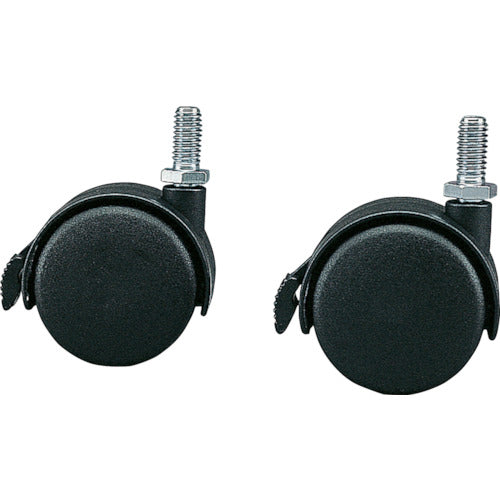 IRIS 540360 Caster for Metal Rack (with stopper only) Set of 2 MR-5C 1 S