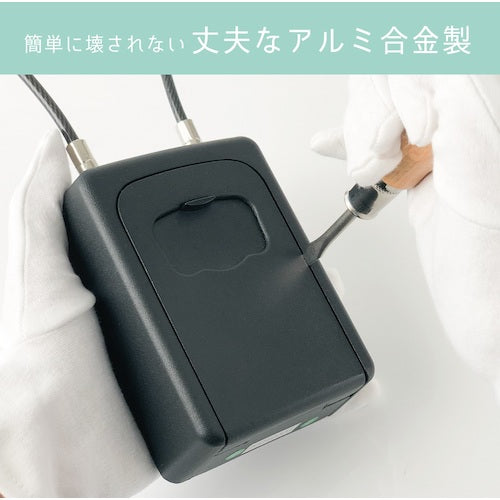 カール キーボックス(ワイヤー吊り下げタイプ) ブラック CKB-S03-K 1 個