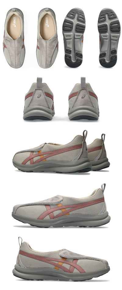 Lifewalker L018 1242A018 Women's / 25.0cm Beige x Pink Beige 1 pair