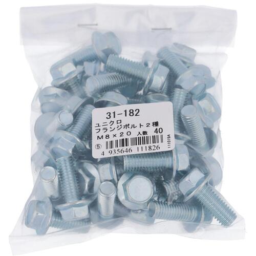 OHSATO ユニクロ フランジボルト(2種)M8X20(40) 31-182 1 個