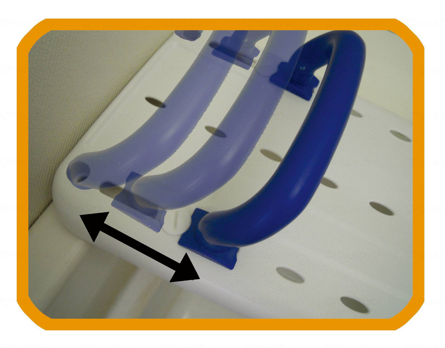 サテライト福浴 手すりが近いバスボード ホワイト