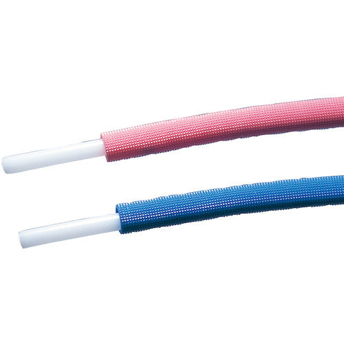 前澤給装工業 保温材付架橋ポリエチレン直管 保温材5mm ブルー 16A×3m QXPECB-1605-3Q 1 個