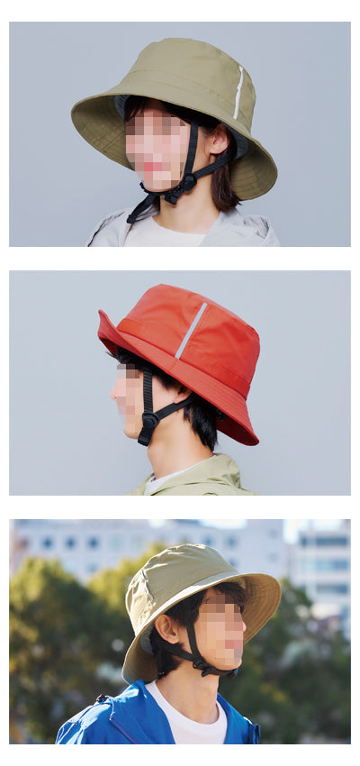 Stylish Helmet and Rain Hat / 17706 Navy 1 set