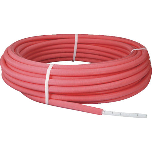 Onda Manufacturing Co., Ltd. Cross-linked polyethylene pipe, coated easy-coated pipe W, pink, 5 mm coating, 16A, 30m, PEX16C-PP5-Y30, 1 roll
