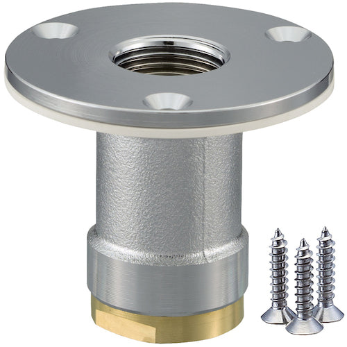 온다 제작소 더블 록 조인트 WJ8형 배관 어댑터(황동) Φ58 Rc1/2×13A WJ8-1313-S 1개