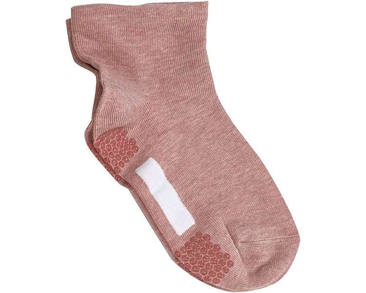 Comfort Studio Women's Socks, Short Length, No Elastic / GQV552, Mok Pink, 1 pc