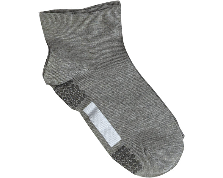 Comfort Studio Women's Socks, Short Length, No Elastic / GQV552, Mok Grey, 1 pc