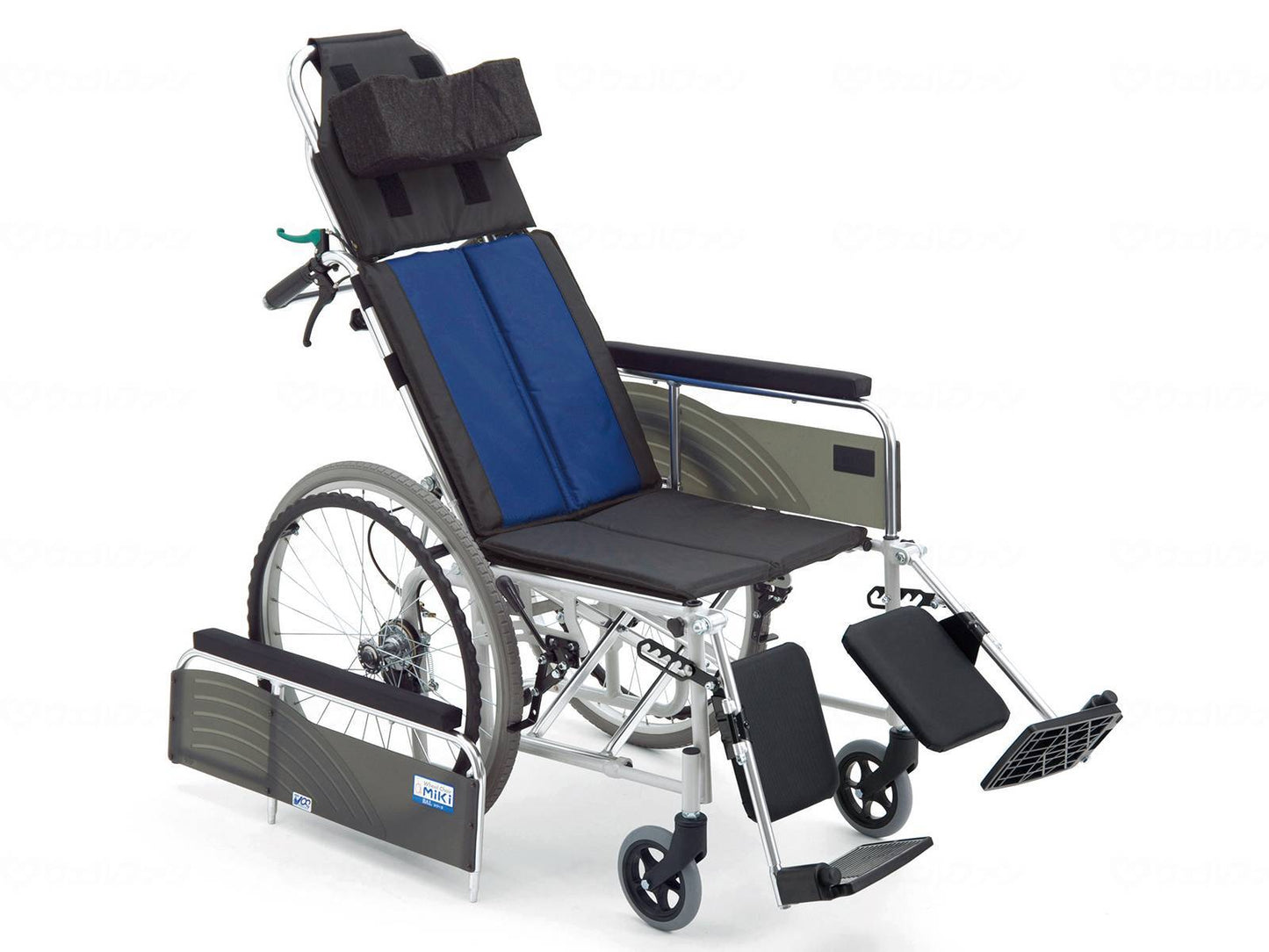 MIKI BAL-13 Reclining Self-propelled Wheelchair Blue (A-2) Nylon 40