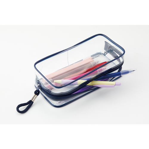 レイメイ Keptクリアペンポーチネイビー KPF902K 1 個
