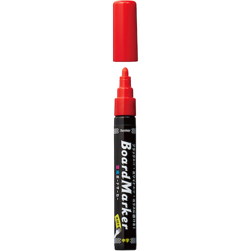 Raymay Fluorescent Board Marker, Medium Point Red LBM1046R 1 pc