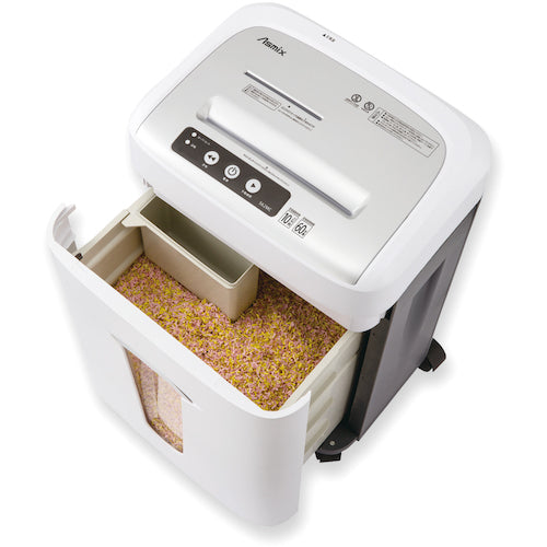 ASKA マイクロカットシュレッダーメディア対応 A4 S62MC-N 1 台