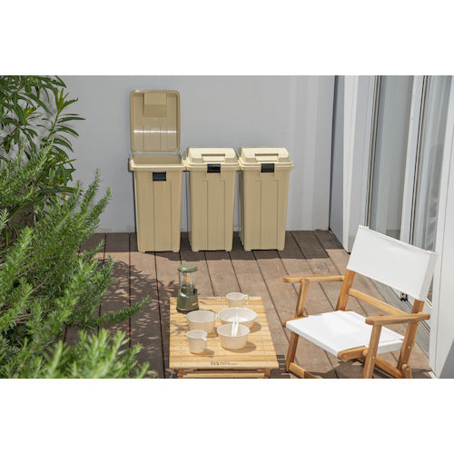 TONBO Connectable Handle Pail 45 Khaki 02063 1 pc