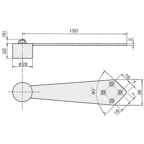 アトム LR戸当り 生地ヘアーライン 黒ゴム 095977 1 個