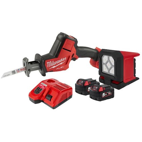 Milwaukee M18 컴팩트 레시프로 LED 키트 M18 FPP2AX-502 KR 1대