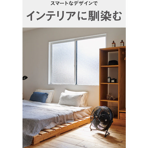 CAT 工場扇 35cm(壁・床タイプ)羽根軸180°半転機能付 ブラック EEMF-14S360BK 1 台
