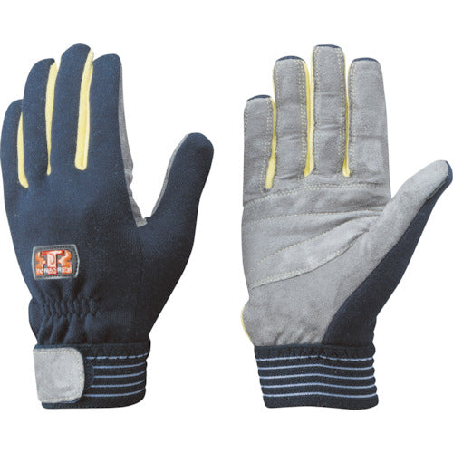 Tonborex Cut-Resistant Gloves for Firefighting, Navy, Tonborex K-707HTNV L, 1 pair