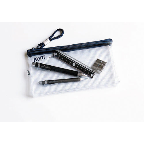 レイメイ Keptクリアペンケースネイビー KPF603K 1 個
